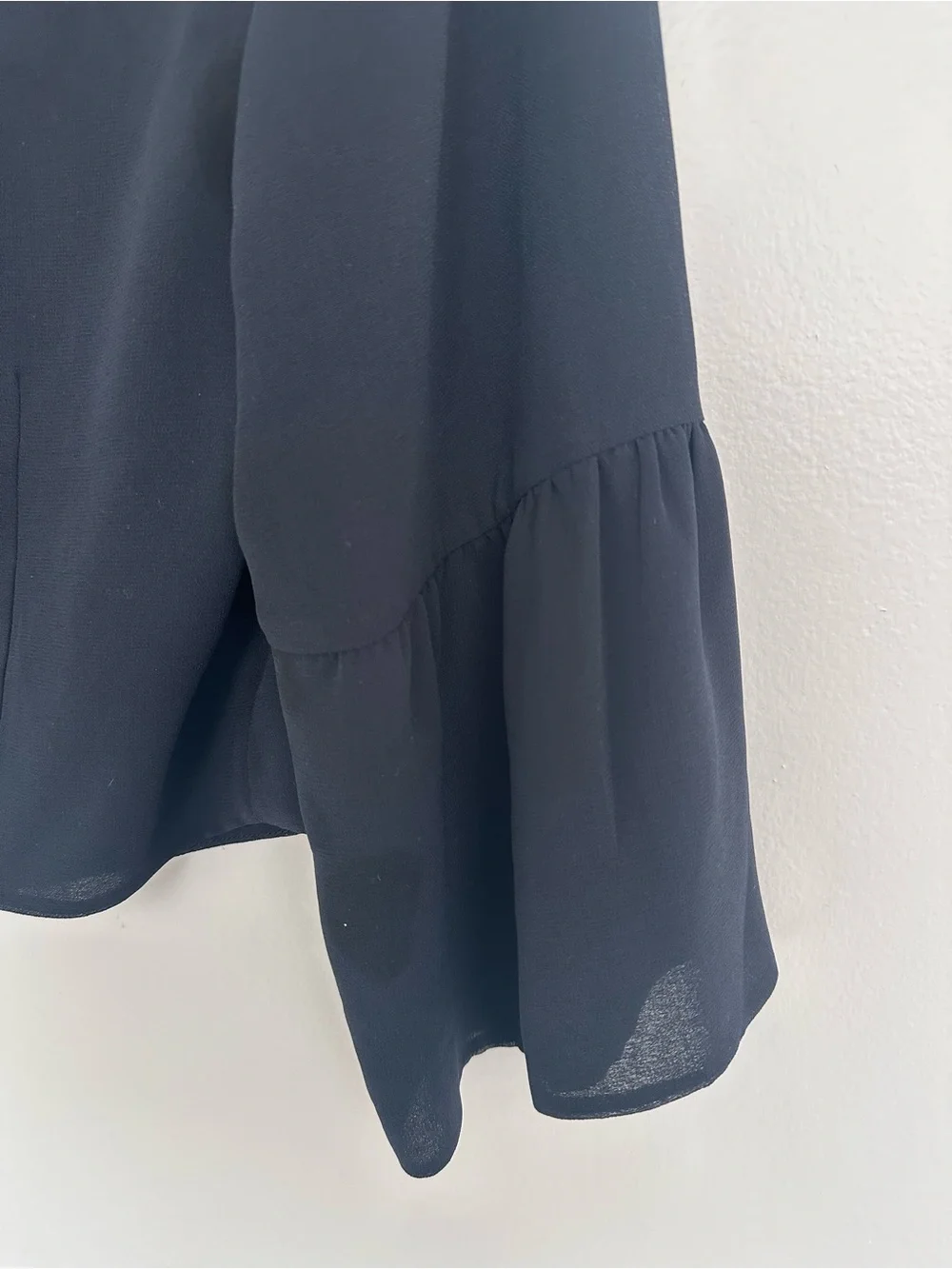 Esprit Dark Navy Open-Front Cropped Jacket - Picture 3 of 3